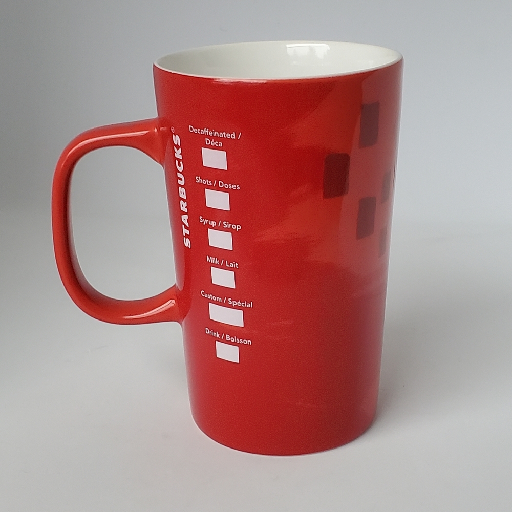 Starbucks 30th Anniversary 2014 Christmas Blend Red Coffee Mug 12 fl oz - Picture 4 of 8
